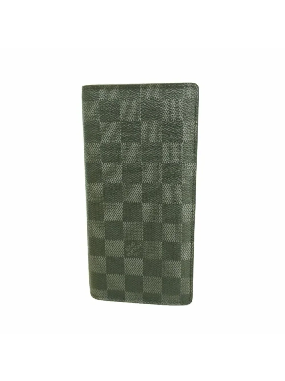 Louis Vuitton Wallet Damier Graphite Portefeuille Brazza Black Gray